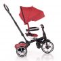 Tricicleta Prime Lorelli Red, scaun rotativ, 12 luni+, Rosu