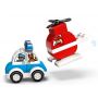 LEGO DUPLO Elicopter de pompieri si masina de politie