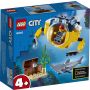 LEGO City Minisubmarin oceanic 60263, 4 ani+