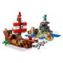 LEGO Minecraft Aventura corabiei de pirati 21152, 8 ani+