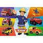 Puzzle Trefl 100 Masinile Pompierului Sam, 5 ani+