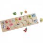 Puzzle numere si animale Haba, 20 piese, 2 ani+