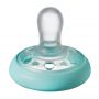 Suzete Tommee Tippee Breast like soother Closer to Nature, 4 buc, 0-6 luni, Alb/Verde