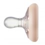 Suzete Tommee Tippee Breast like pacifier Closer to Nature, 2 buc, 0-6 luni, Gri/Maron

