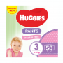 Scutece-chilotei Huggies Pants Fetite 3, Mega Pack, 6-11 kg, 58 buc 
