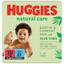 Servetele umede Huggies Natural Care, 2+1 pachete, 168 buc