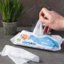 Servetele umede pentru bebelusi Biodegradabile Water Wipes, 4 x 60 buc, 0 luni+ 