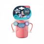 Cana EasyFlow 360 Tommee Tippee, cu manere, roz, 200 ml, 6 luni+