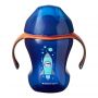 Cana Explora Easy Drink Tommee Tippee, cu pai, albastru, 230 ml, 6 luni+