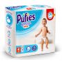 Scutece-chilotel Pufies Pants Sensitive 4 maxi, 9-15 Kg, 46 buc
