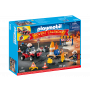 Calendar Craciun - Operatiunea pompierilor, Playmobil, 4+