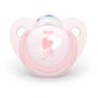 Suzeta Nuk Baby Rose M1 Baloane, silicon, 0-6 luni