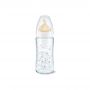 Biberon Nuk First Choice Plus Sticla 240 ml Tetina Latex M 0-6 luni Stelute