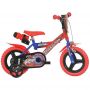 Bicicleta copii 12'' Spiderman DINO BIKES, 3 ani+