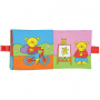 Carticica moale Teddy's Day Large Soft Book Galt, 0 luni+