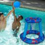Cos de basket acvatic Swimways Spin Master, cu minge, 5 ani+