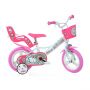 Bicicleta copii 12'' Hello Kitty DINO BIKES, 3 ani+