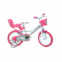 Bicicleta copii 14'' Hello Kitty DINO BIKES, 4 ani+