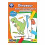 Carte de colorat Dinozaur Orchard Toys, cu activitati si abtibilduri, in limba engleza