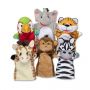 Set 6 marionete Animale Safari Melissa & Doug, 24 luni+