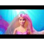 Papusa Barbie Dreamtopia, sirena, cu parul mov, 3 ani+