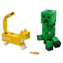 LEGO Minecraft Creeper si Ocelot 21156