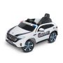 Masinuta electrica 12V Mercedes-Benz EQC Police Toyz, cu telecomanda,  Alb