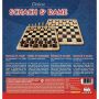 Joc Deluxe Chess and Checkers Noris, 6 ani+