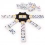 Joc Domino 6 Culori Spin Master, in cutie de metal, 8 ani+