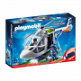 Elicopter de politie cu led, Playmobil, 4 ani+