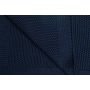 Paturica tricotata Sensillo, din bumbac, 100x80 cm, Albastru Inchis