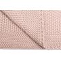 Paturica tricotata Sensillo, din bumbac, 100x80 cm, Roz