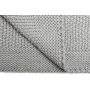 Paturica tricotata Sensillo Grafit, din bumbac, 100X80 cm, Gri Deschis