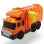 Masina de gunoi Mini Action Series City Cleaner Dickie Toys, Portocaliu, 3 ani+