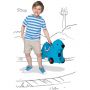 Masinuta Ride-on tip valiza Big Bobby Trolley blue, 36 luni+, Bleu
