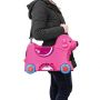 Masinuta Ride-on tip valiza Big Bobby Trolley pink, 36 luni+, Roz