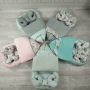 Set 4 in 1 perna cuib Baby Cocoon Forest MimiNu, 90x50 cm