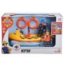Barca Fireman Sam Neptune Simba, cu figurina si accesorii, 3 ani+