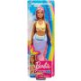 Papusa Barbie Dreamtopia, sirena, cu parul mov, 3 ani+