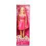 Papusa Barbie Tinute stralucitoare, blonda, cu rochita roz, 3 ani+