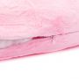 Perna gravida 3 in 1 Mis Mat Fiki Miki, cu husa blanita, 165 cm, roz