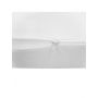 Perna plan inclinat Fiki Miki, cu husa igienica, 40x60x7 cm, alb