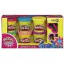 Pachet Sparkle 6 cutii pasta modelatoare + 2 accesorii Play-Doh