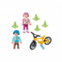Figurina Copii cu Role si Bicicleta Playmobil, 4 ani+