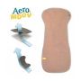 Protectie antitranspiratie scaun auto Aeromoov Sand, bumbac organic, gr 2-3, Bej