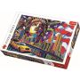 Puzzle New York in culori Trefl, 1000 piese, 14 ani+