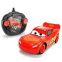 Masina Cars 3 Turbo Racer Lightning McQueen Dickie Toys, cu telecomanda, 4 ani+