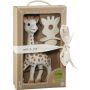 Girafa Sophie si figurina din cauciuc So pure Vulli, in cutie cadou, 0 luni+
