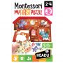 Set Montessori Primul meu puzzle ferma Headu ARA-HE20140