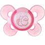 Suzeta silicon Physio Comfort Chicco, anatomica, roz, 1 buc, 0 - 6 luni 